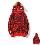 Moletom BAPE Shark Camo Dual 2025S Full Zip - Encomenda