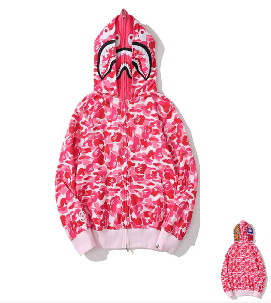 Moletom BAPE Shark Camo Dual Color Full Zip - Encomenda