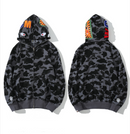 Moletom BAPE Shark Abathing Ape Camo Full Zip S24 - Encomenda