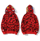 Moletom BAPE Shark Abathing Ape Camo Full Zip S24 - Encomenda