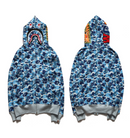 Moletom BAPE Shark Abathing Ape Camo Full Zip S24 - Encomenda