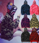 Moletom BAPE Shark Abathing Ape Camo Full Zip S24 - Encomenda