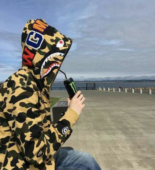 Moletom BAPE Shark Hello Kity x Millo Face Camo Full Zip - Encomenda