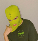 Balaclava Travis Scott JACKBOYS Cover Neon Mask Green - Encomenda