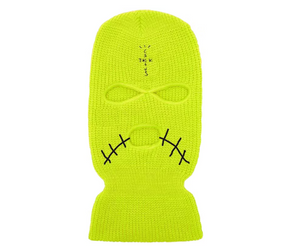 Balaclava Travis Scott JACKBOYS Cover Neon Mask Green