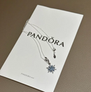 Colar Pandora Floco de Neve Prata 925 Tamanho 45 CM - Pronta Entrega