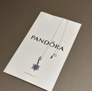 Colar Pandora Floco de Neve Prata 925 Tamanho 45 CM - Pronta Entrega