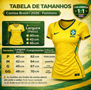 Camisa Seleção Brasil I 2026 - Feminina Nike Torcedor Amarela Copa do Mundo - Pronta Entrega ()