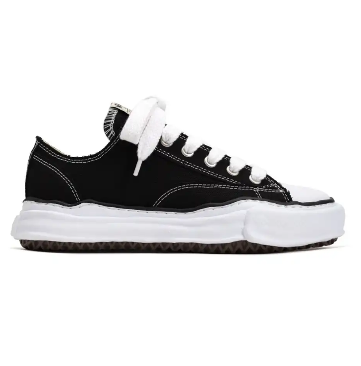 Mihara Yasuhiro Peterson OG Sole Canvas Low Black A01FW702 - ENCOMENDA