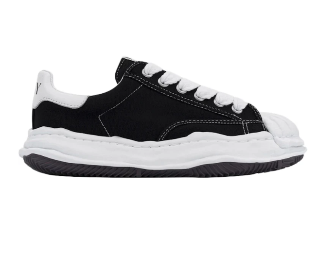 Maison Mihara Yasuhiro Blakey OG Sole Canvas Low Black No Logo - ENCOMENDA