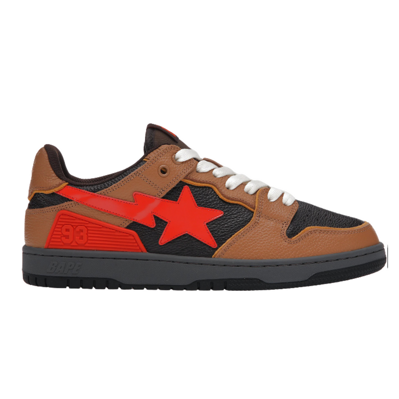 A Bathing Ape Bape SK8 Sta "Brown Orange" - Encomenda