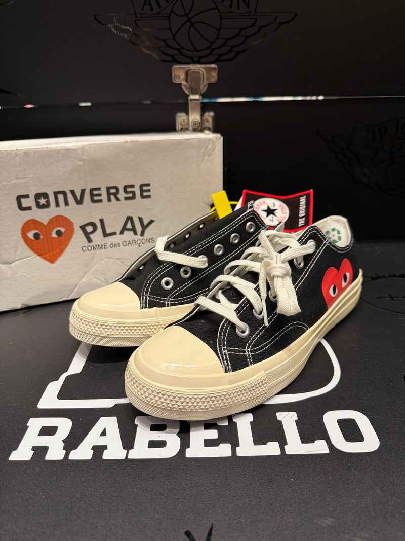 Tênis Converse Chuck 70 X Comme des Garçons Low Preto - Pronta Entrega