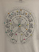 Camiseta Chrome Hearts Back Flower Cruz White - Pronta Entrega