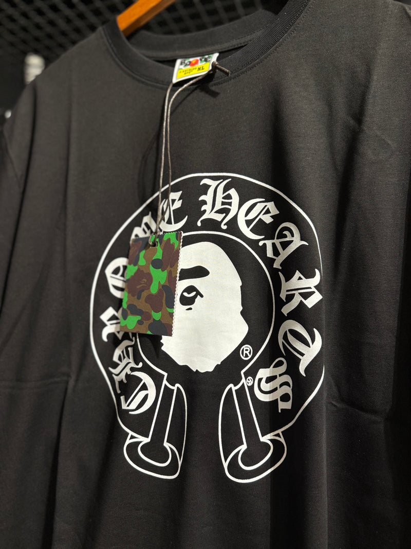 Camiseta BAPE Bayb Milo X Chrome hearts Preta - Pronta Entrega