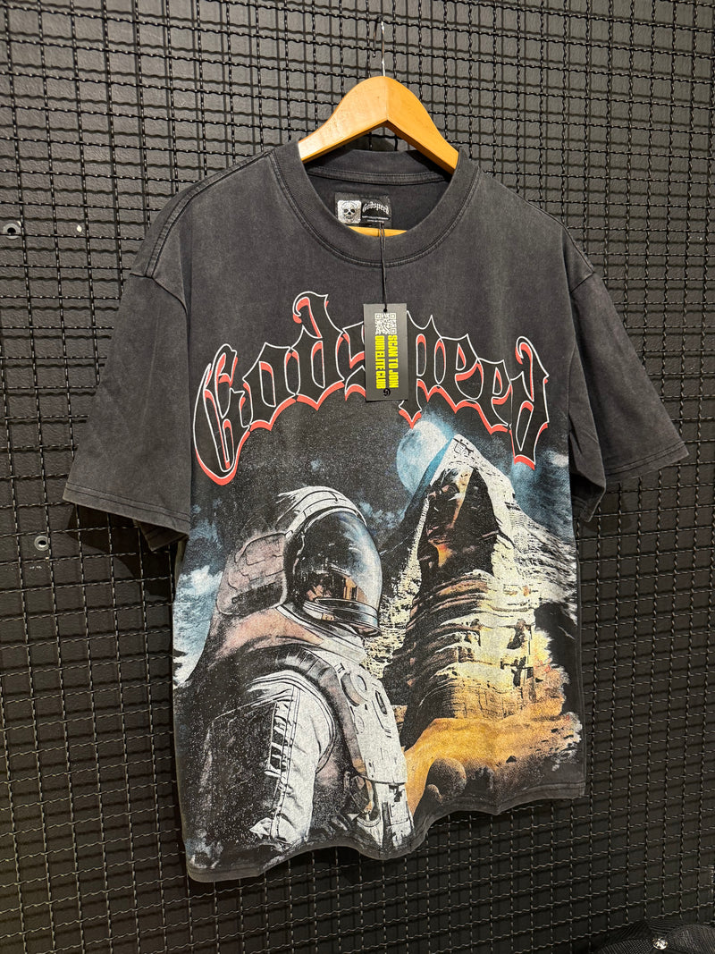 Camiseta Godspeed Space Man Black - Pronta Entrega