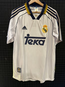 Camisa Retrô Adidas Real Madrid Branca 1999-2000 - Pronta Entrega