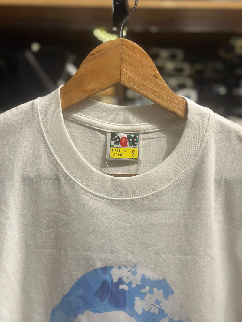 Camiseta BAPE A Bathing Ape Branca - Pronta Entregar