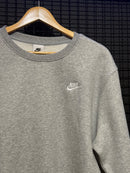 Moletom Nike Careca CINZA/BRANCO - Pronta Entrega
