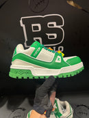 Tênis Louis Vuitton LV Trainer Maxi White Green - Pronta Entrega