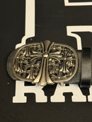 Cinto Chrome Hearts 100 CM Couro MultiLogo - Pronta Entrega