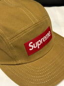 Boné Supreme 5 Panel Washed Canvas Camp Beige - Pronta Entrega