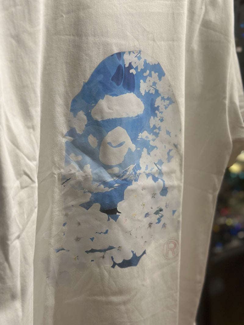 Camiseta BAPE A Bathing Ape Branca - Pronta Entregar