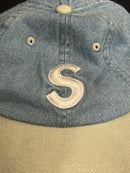 Boné Supreme 2 Tone S Logo 6-Panel - Pronta Entrega