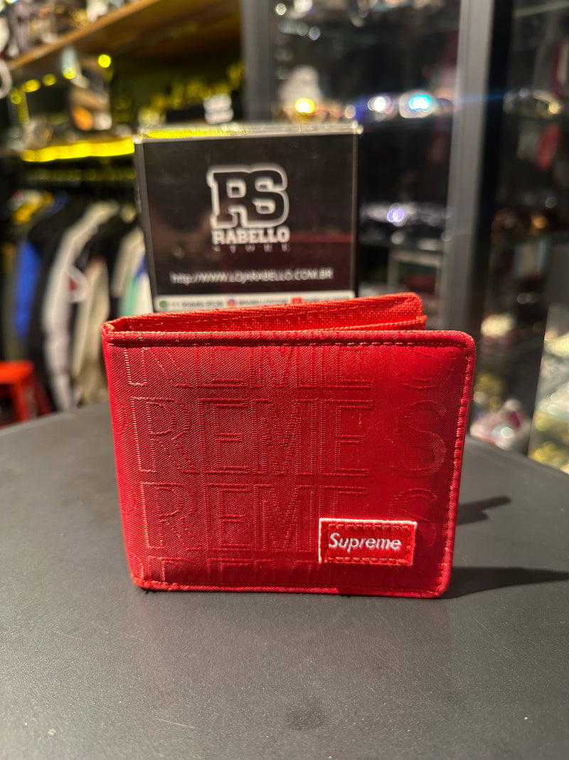 Carteira Supreme Vermelha - Pronta Entrega