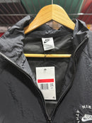 Jaqueta Nike Athletic Department Embroidered Black/White Windbreaker - Pronta Entrega