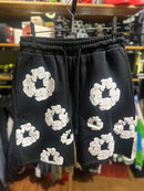 Short Denim Tears Black/White - Pronta Entrega