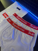 Supreme Pack Cueca Boxer 2 Peças Branca - Pronta Entrega