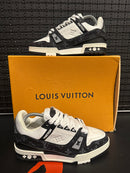 Tênis Louis Vuitton LV Trainer White Black  - Pronta Entrega