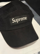 Boné Supreme 5 Panel ‘Washed Canvas Camp’ Black - Pronta Entrega