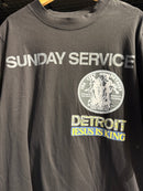 Camiseta SUNDAY SERVICE Preta - Pronta Entrega
