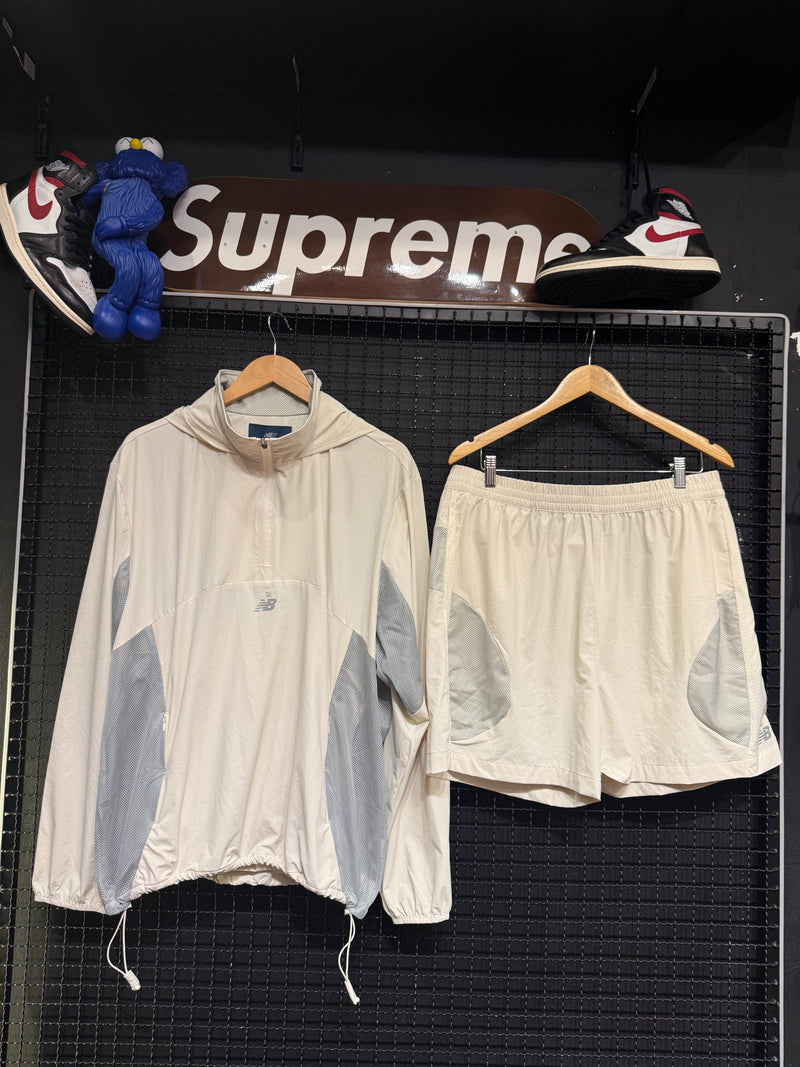 Conjunto Jaqueta Corta-Vento e Shorts New Balance - Pronta Entrega