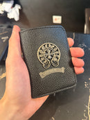 Carteira Chrome Hearts Courino Logo Metal 3