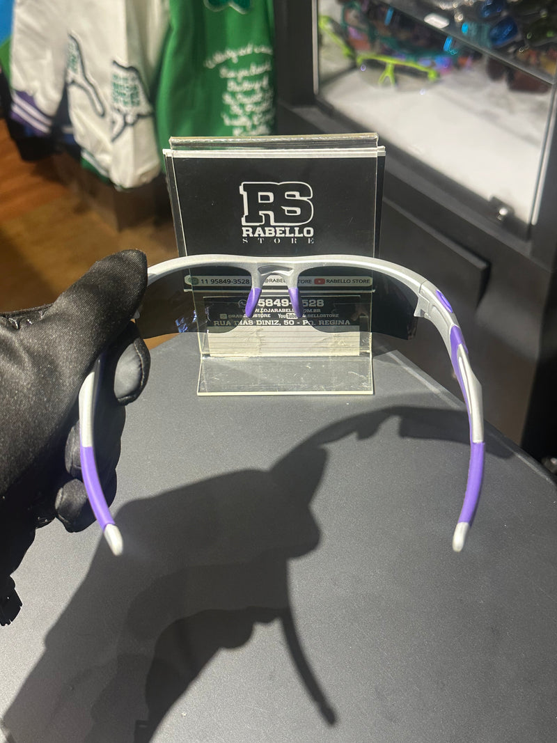 Óculos Oakley Eye Jacket 2.0 Cinza Lente Purple - Pronta Entrega