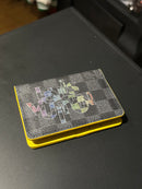 Carteira Louis Vuitton Damier Graphite Link Yellow Lining - Pronta Entrega