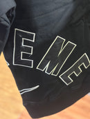 Moletom Supreme Logo Lateral Low Preto - Pronta Entrega