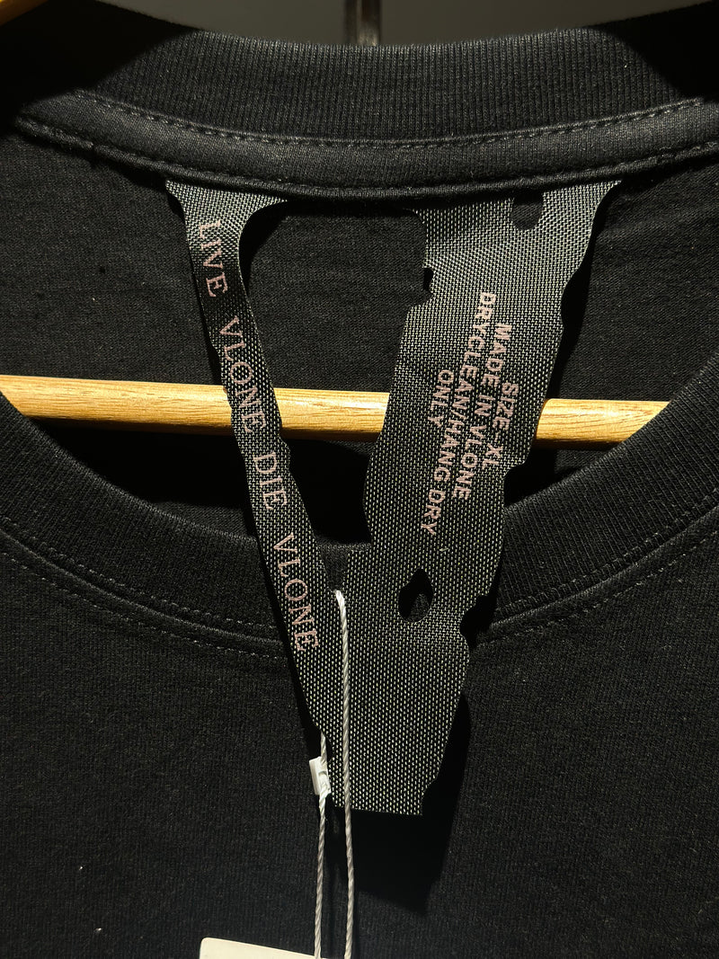 Camiseta VLONE White Bird Preta - Pronta Entrega