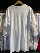 Camiseta Balenciaga Logo Slim Branca - Pronta