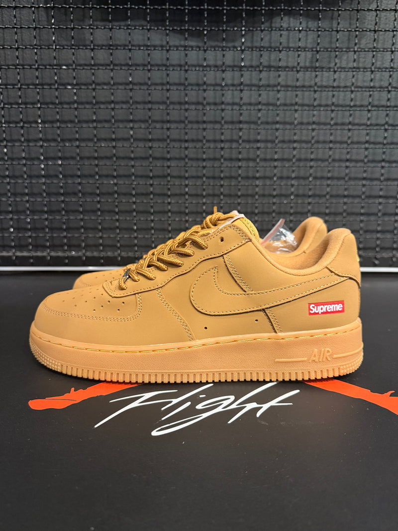 Tênis Nike Air Force 1 Low SP Supreme Wheat - Pronta Entrega