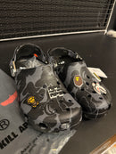 Crocs BAPE Classic Black - Pronta Entrega