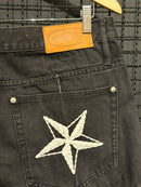 Short Jeans Corteiz C-Star Denim Black - Pronta Entregae