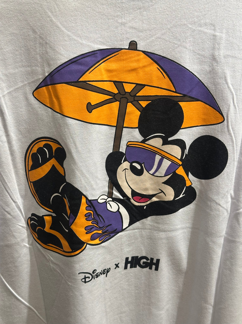 Camisa High X Disney Branca Mickey Mouse - Pronta Entrega