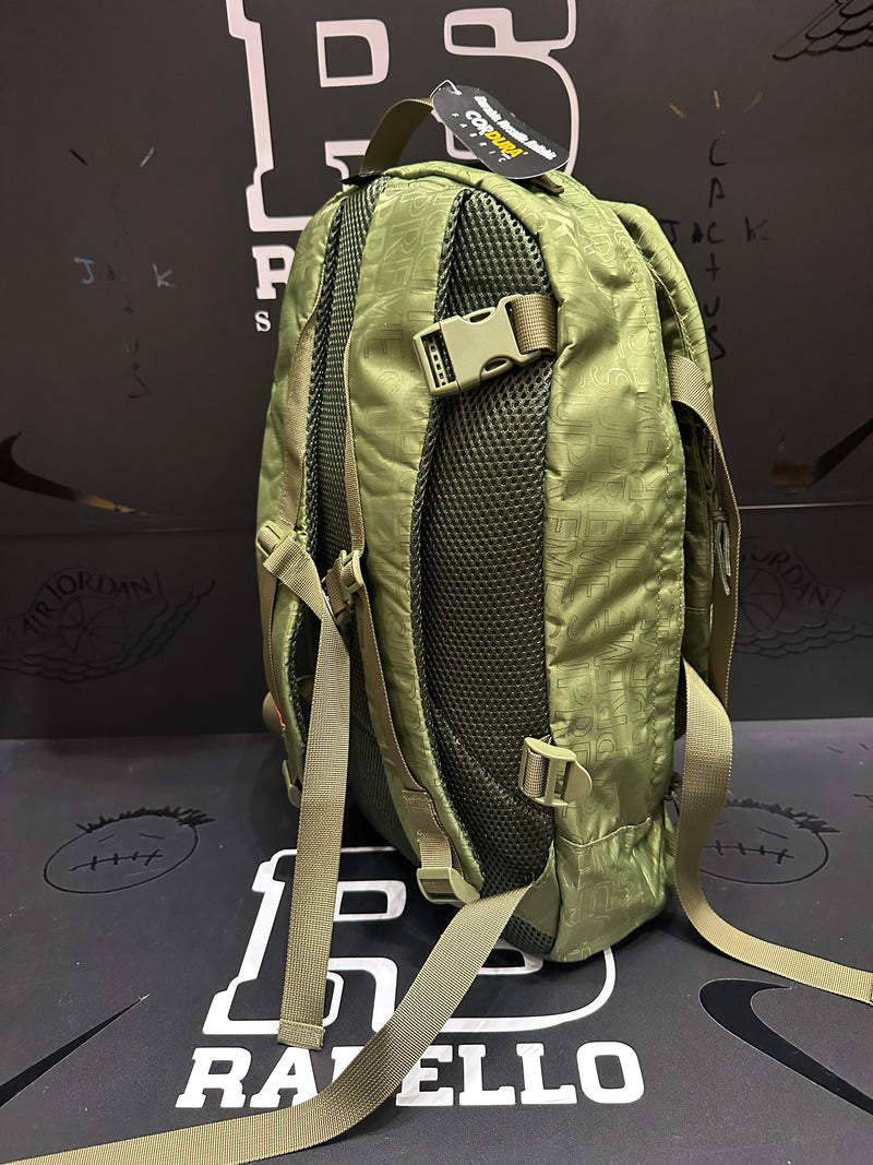 Mochila Supreme 19SS BackPack Olive - Pronta Entrega