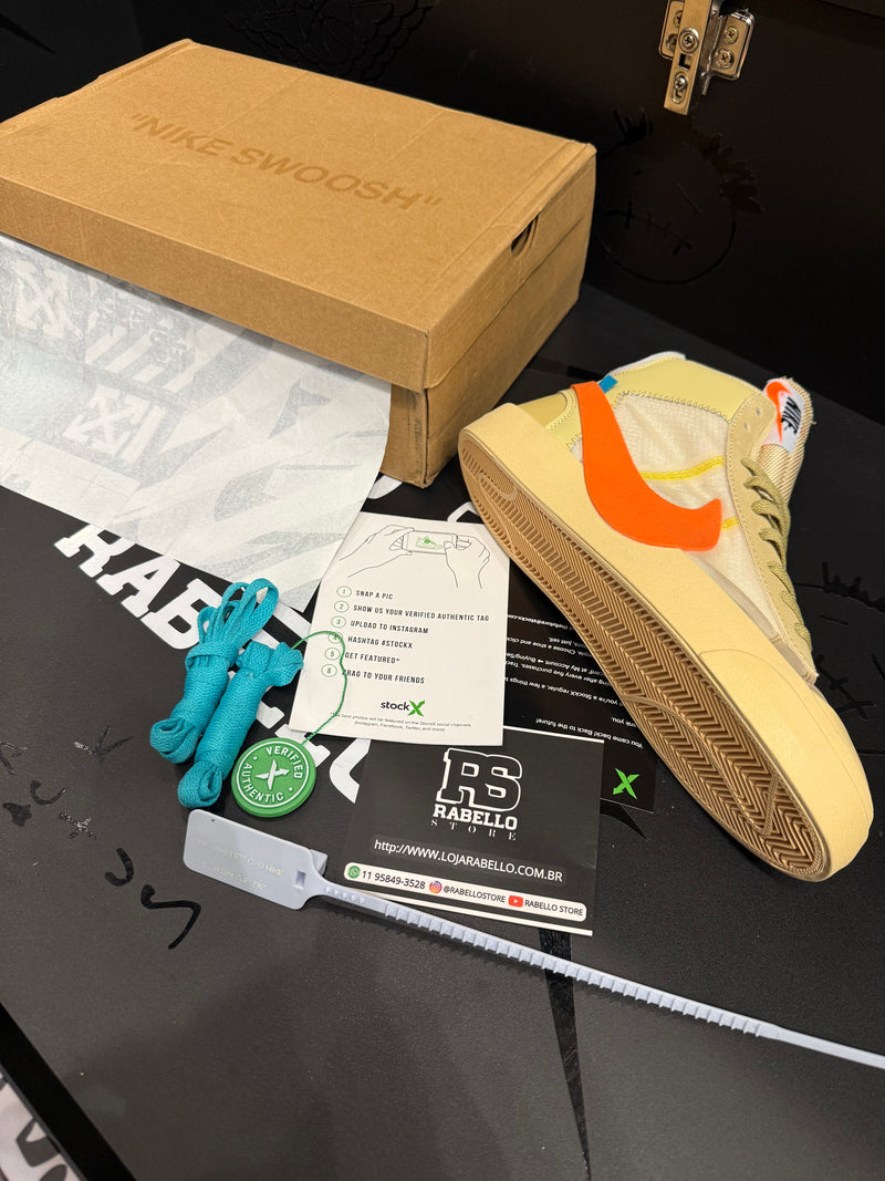 Tênis Nike Blazer Mid x Off-White "All Hallow's Eve" - Pronta Entrega