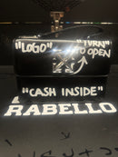 Bolsa OFF-WHITE 1.4 Jitney Bag "CASH INSIDE" Off White Preta - Pronta Entrega