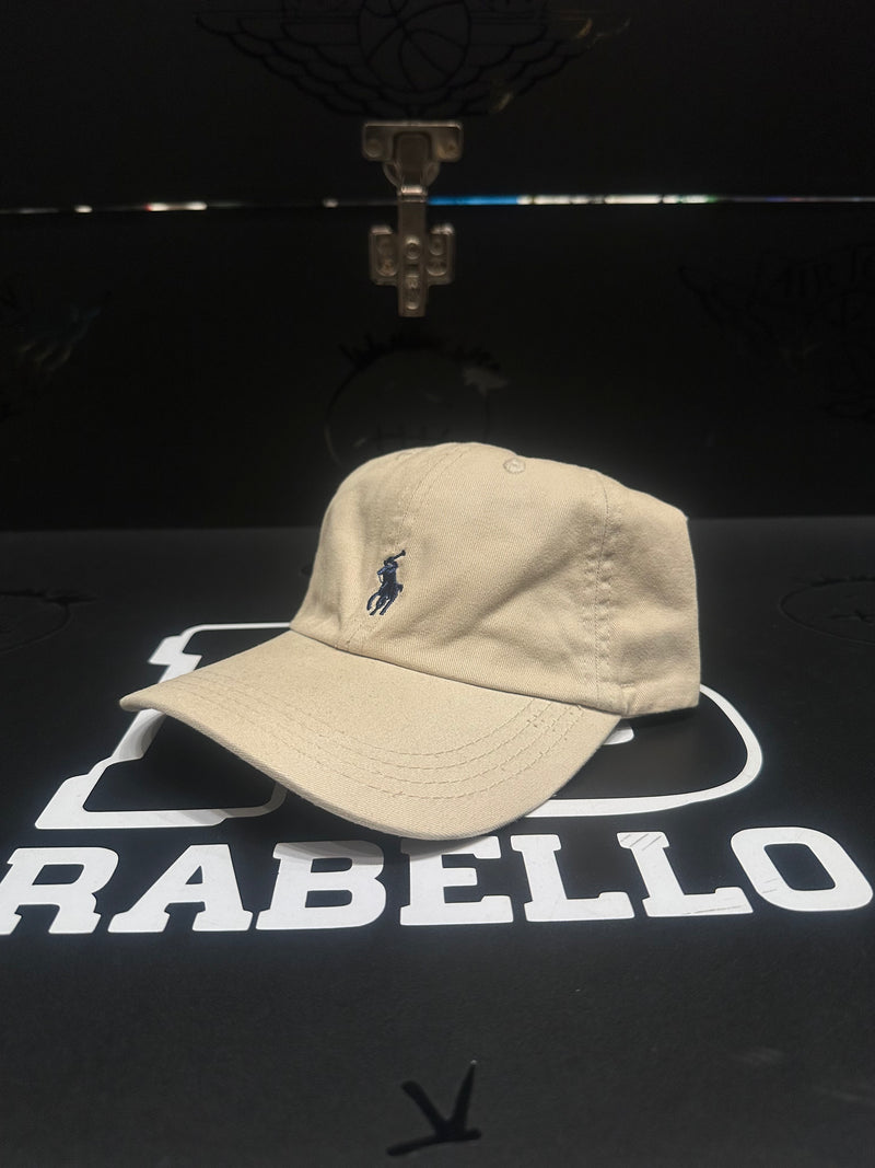 Boné Aba Curva Polo Ralph Lauren Bege - Pronta Entrega