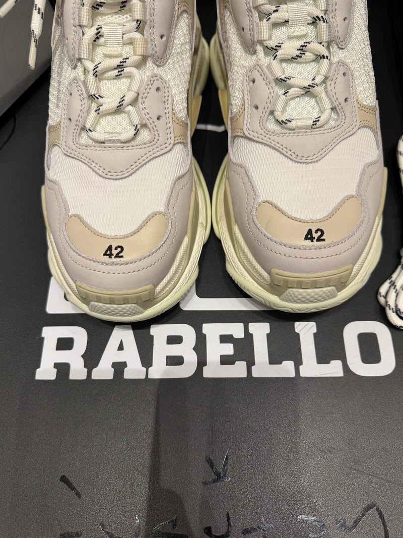 Tênis Balenciaga Triple S Beige White - Pronta Entrega